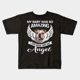 My Baby Was So French Bulldog Kids T-Shirt